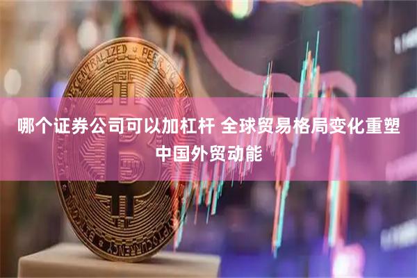 哪个证券公司可以加杠杆 全球贸易格局变化重塑中国外贸动能