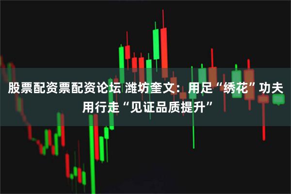 股票配资票配资论坛 潍坊奎文:用足“绣花”功夫 用行走“见证品质提升”